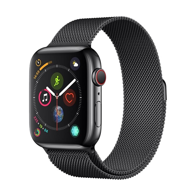 Devia Apple Watch (42/44/45/49mm) Armband Elegant Milanese - Svart | 5123 | AlltMobil