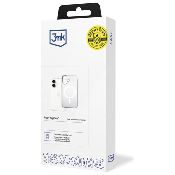 3MK - 3MK iPhone 17 Mobilskal MagSafe Frosty - Vit