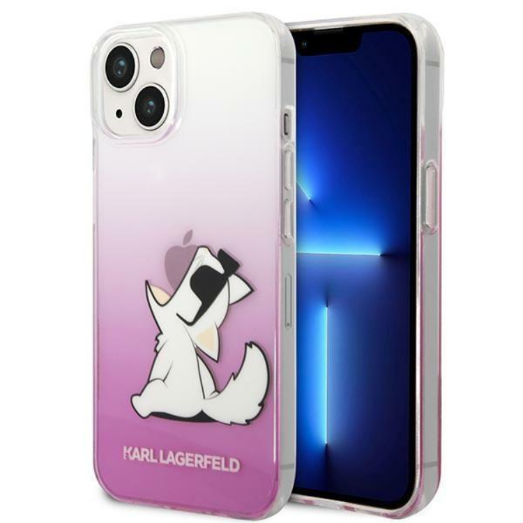 Karl Lagerfeld iPhone 14 Plus Skal Choupette Fun - Rosa | 2353 | AlltMobil