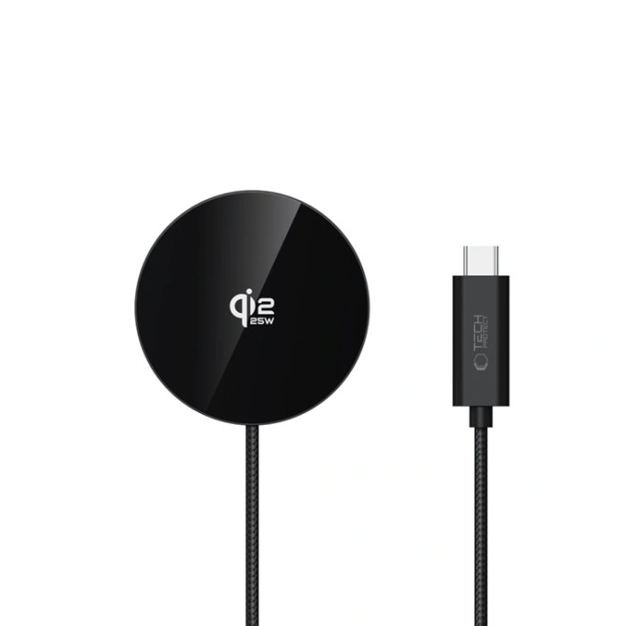 Tech-Protect - Tech-Protect Qi2.2 25W MagSafe Trådlös Laddare A50 - Svart
