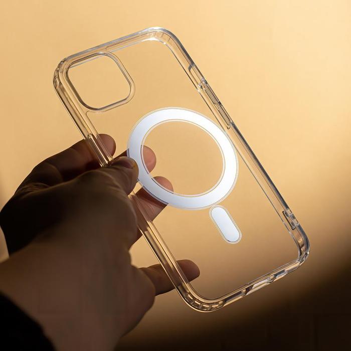 OEM - Stötdämpande Mag fodral för iPhone 13, transparent
