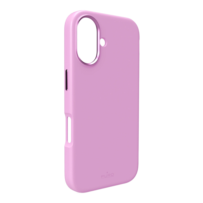 Puro - Puro iPhone 16 Mobilskal Magsafe Icon Pro Silikon - Rosa