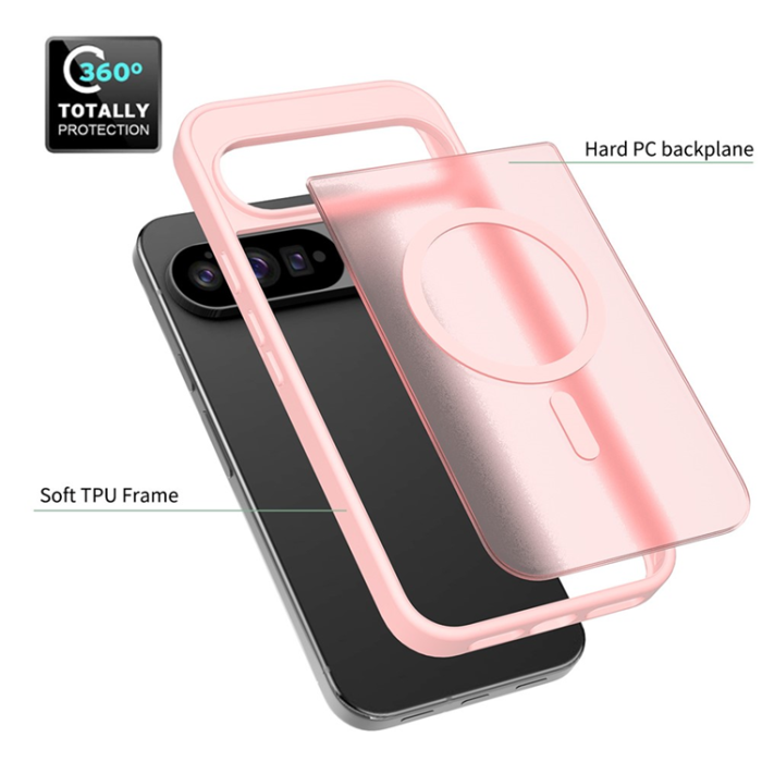 A-One Brand - Google Pixel 10 Pro XL Mobilskal MagSafe Skin Touch - Rosa