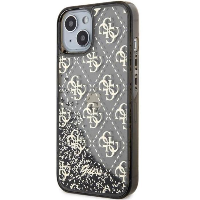 Guess - Guess iPhone 14 Mobilskal Liquid Glitter - Svart