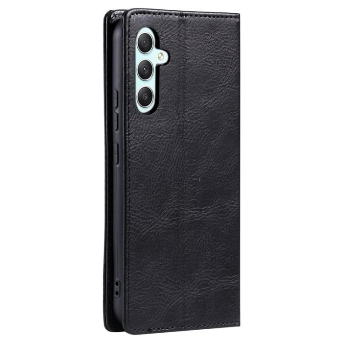 OEM - TTUDRCH Samsung Galaxy S26 Plus Plånboksfodral Konstläder RFID Skydd - Svart