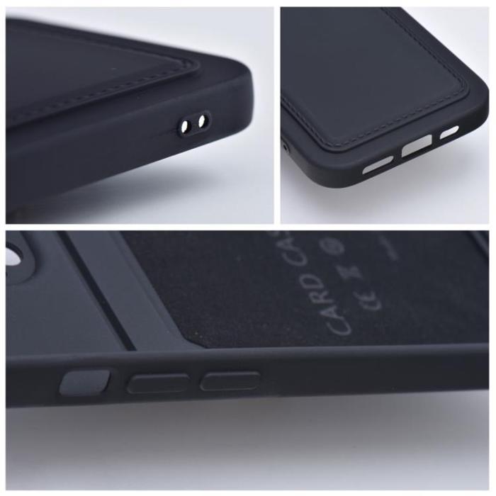 Forcell - Forcell Apple iPhone 12 Skal Korthållare - Svart