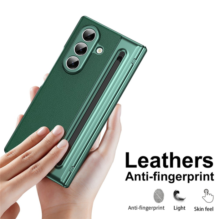 A-One Brand - Galaxy Z Fold 7 Mobilskal Matte Electroplated - Grön