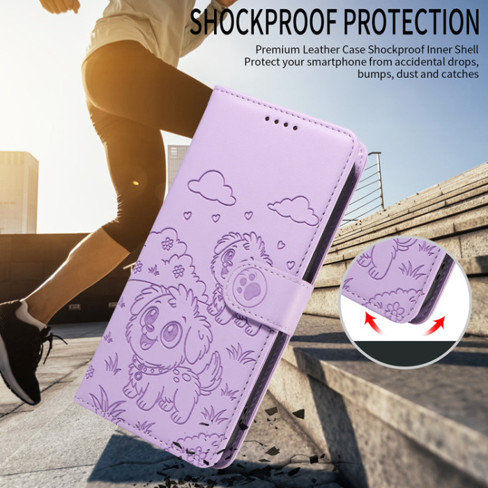 A-One Brand - iPhone 17 Plånboksfodral RFID med handledsrem - Lila