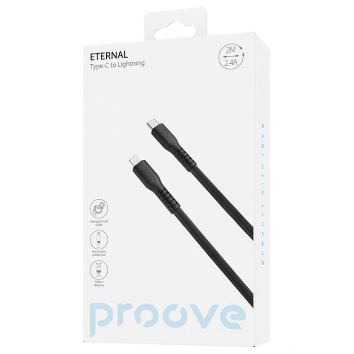 Proove - Proove USB-C - Lightning Kabel 2m Eternal - Svart