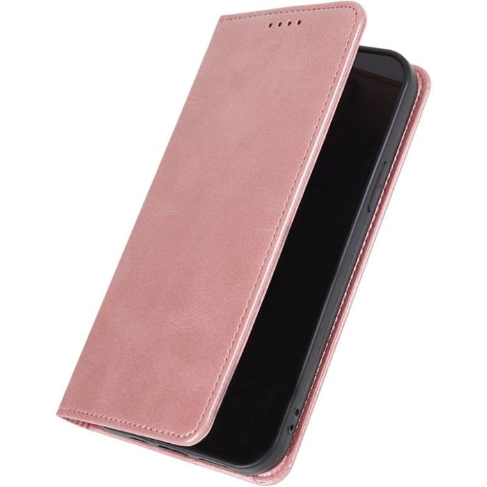 OEM - Samsung Galaxy A57 Fodral PU Läder Magnetisk - Roséguld