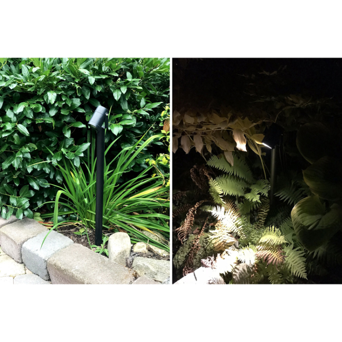 LightsOn - LightsOn Luna 65 Pollare/Trädgårdsspot 350 lm 5W 35° Svart