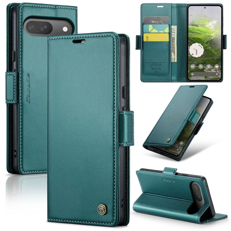 Caseme Google Pixel 9 Pro/Pixel 9 Plånboksfodral 023 - Grön | 2353 | AlltMobil
