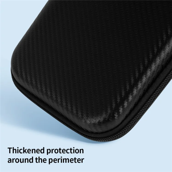OEM - Nintendo Switch 2 Fodral Carbon Fiber - Svart