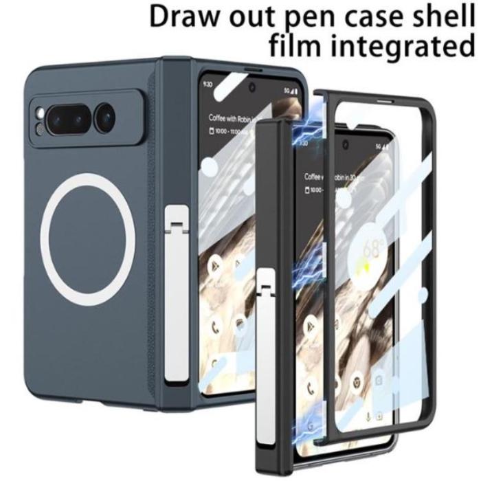 GKK - GKK Google Pixel Fold Mobilskal Magsafe Kickstand - Svart
