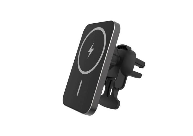 Forever MagSafe Bilhållare med Trådlös Laddare RUS138-MS-01 - Svart | 5566 | AlltMobil