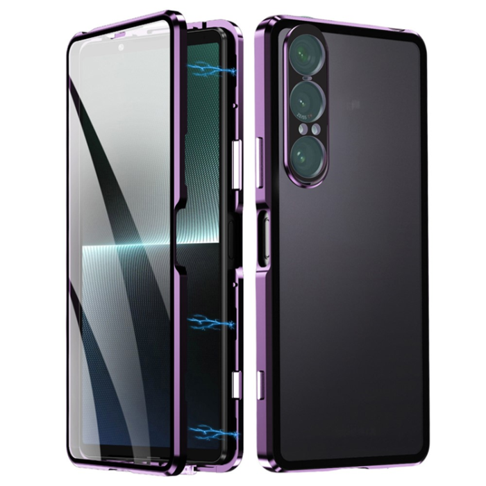 A-One Brand - Sony Xperia 1 VII Mobilskal Med Magnetisk Adsorption - Lila