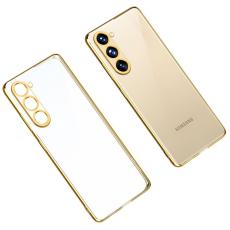 SULADA - SULADA Electroplating Mobilskal f&ouml;r Galaxy S23, TPU, Guld