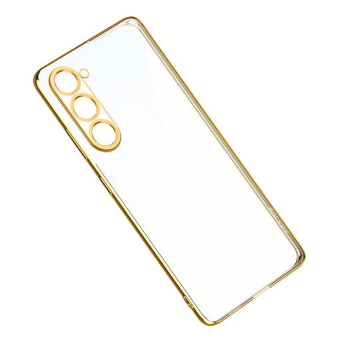 SULADA - SULADA Electroplating Mobilskal för Galaxy S23, TPU, Guld