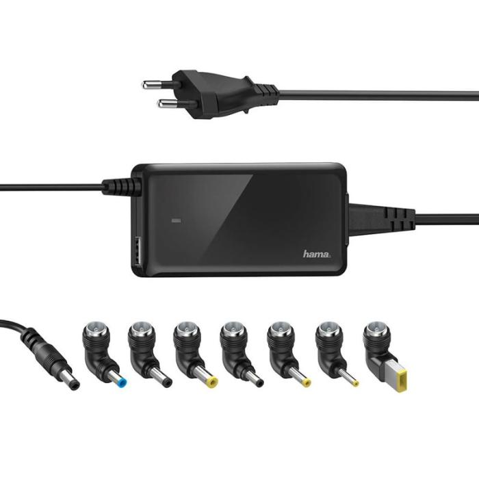 Hama - HAMA Nätdel Notebook Universal 100-240V 19V/65W 8x Adapter