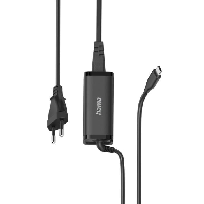 Hama - HAMA Notebook Power Supply USB-C Gan 100-240V 5-20V/65W