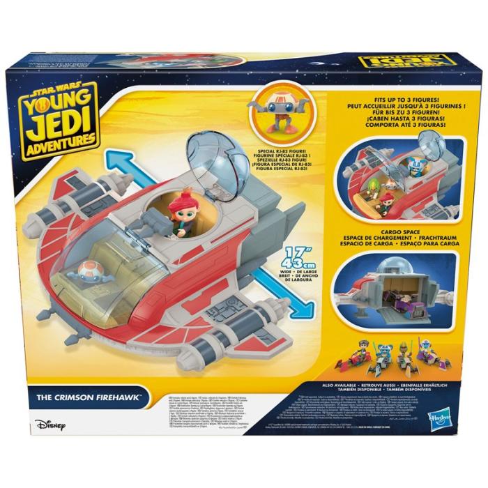 SW - SW Lekset Young Jedi 4in Playset The Crimson Firehawk