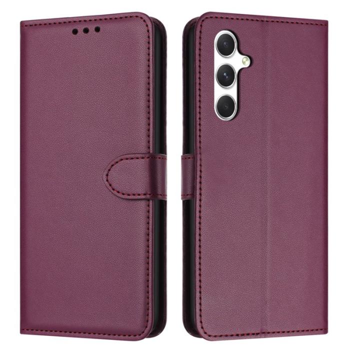 OEM - Plånboksfodral för Samsung Galaxy S26 Konstläder med ställ - Lila