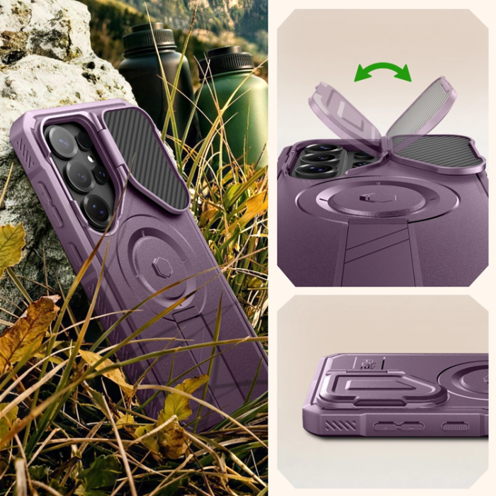 Tech-Protect - Tech-Protect Mobilskal För Galaxy S26 Ultra Magsafe Kevlar 2-Set - Violet