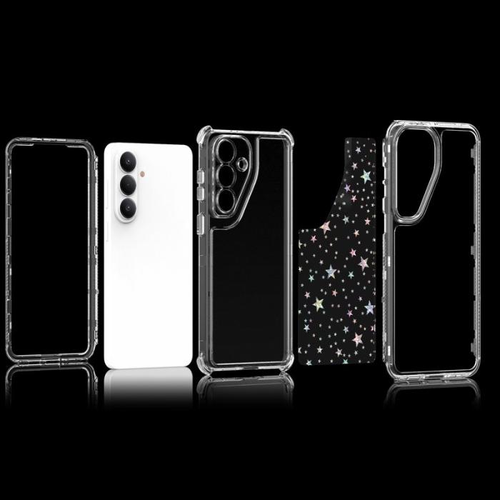 OEM - Mobilskal för Samsung Galaxy S26 Precisa utskärningar TPU - Stjärnor