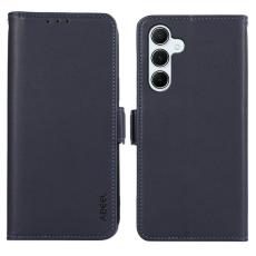 ABEEL - ABEEL Samsung Galaxy A17 5G / A17 4G / A26 5G Pl&aring;nboksfodral Konstl&auml;der Bl&aring;