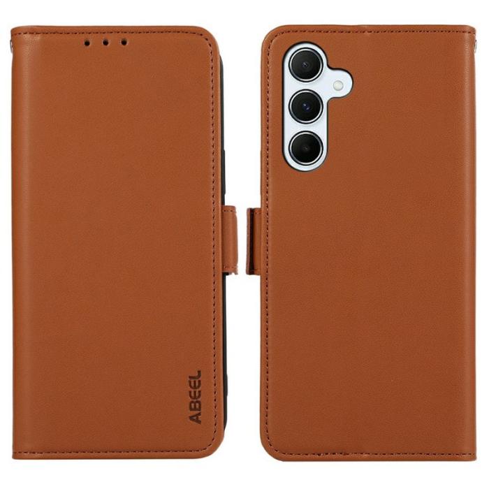 ABEEL - ABEEL Samsung Galaxy A17 5G / A17 4G / A26 5G Plånboksfodral Konstläder Brun