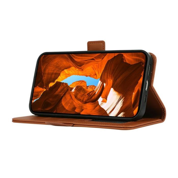 ABEEL - ABEEL Samsung Galaxy A17 5G / A17 4G / A26 5G Plånboksfodral Konstläder Brun