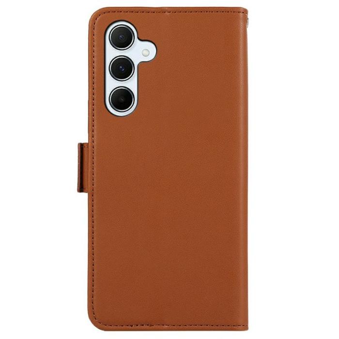 ABEEL - ABEEL Samsung Galaxy A17 5G / A17 4G / A26 5G Plånboksfodral Konstläder Brun