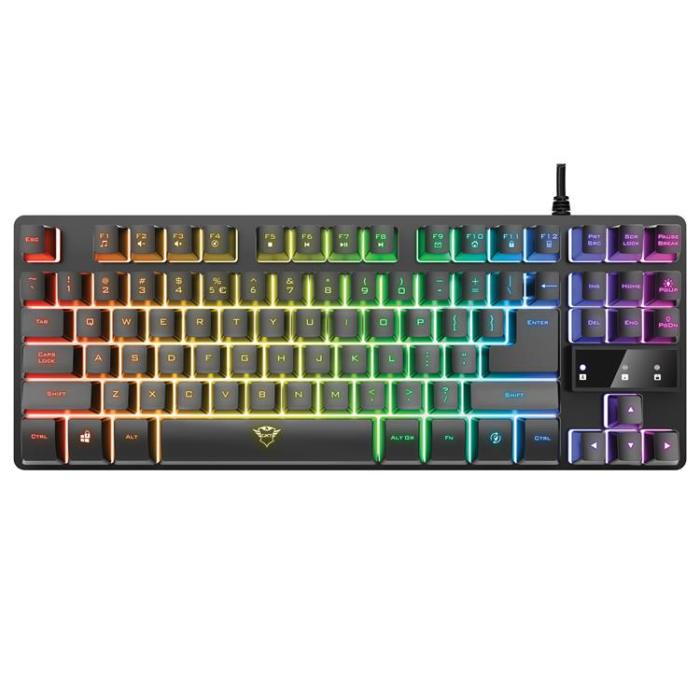 Trust - TRUST GXT 833 Thado TKL RGB Gaming Keyboard Nordisk