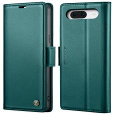 Caseme - CASEME Pl&aring;nboksfodral Konstl&auml;der till Google Pixel 8 - Gr&ouml;n