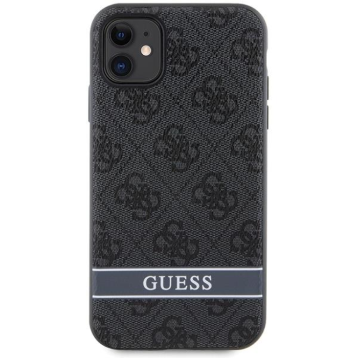 Guess - Guess iPhone 11/XR Mobilskal Stripe - Grå