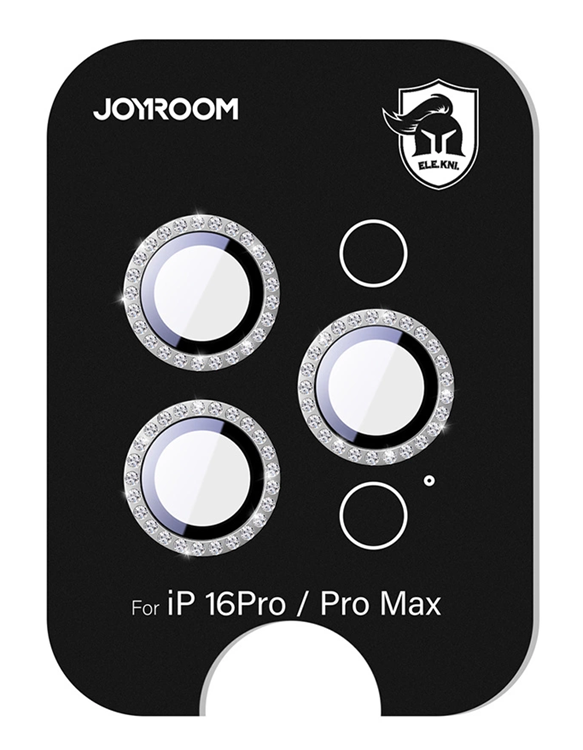 Joyroom iPhone 16 Pro/16 Pro Max Härdat Glas Kameralinsskydd - Titanium | 5468 | AlltMobil