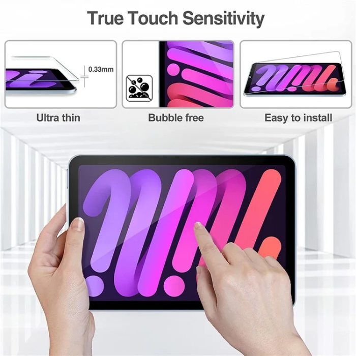 A-One Brand - iPad mini (2024)/(2021) Härdat Glas Skärmskydd - Clear