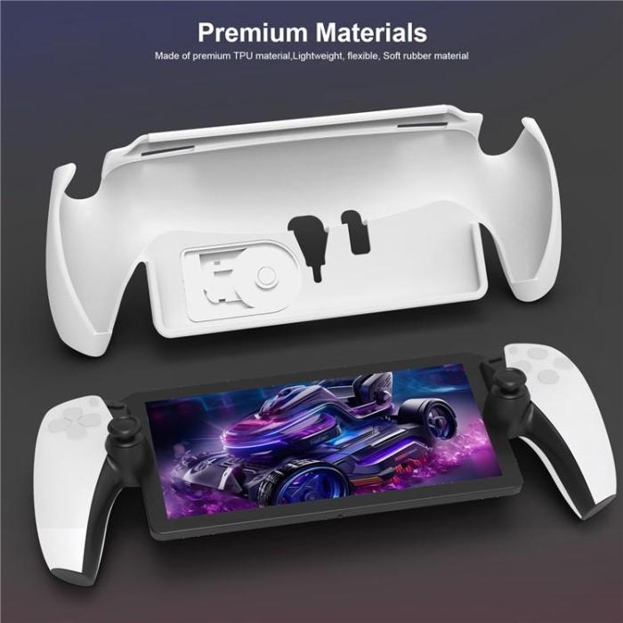 JYS - JYS PS5 Portal Skal TPU JYS-P5183 Kickstand - Vit