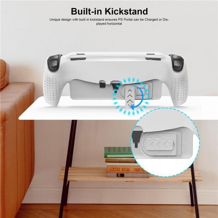 JYS - JYS PS5 Portal Skal TPU JYS-P5183 Kickstand - Vit