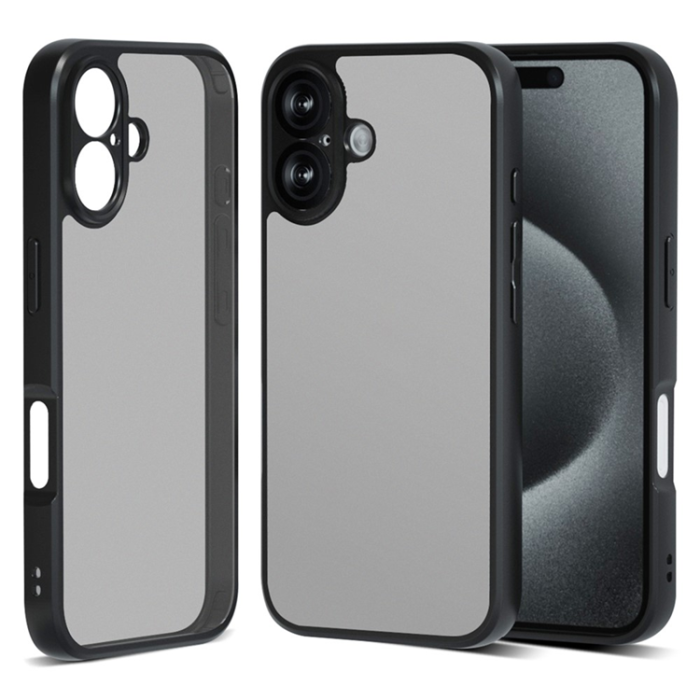 IBMRS - IBMRS iPhone 17 Mobilskal Anti-Fall Soft - Matt Svart