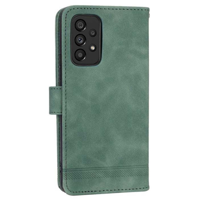 DIERFENG - DIERFENG DF-03 Plånboksfodral för Samsung Galaxy A53 5G - Konstläder - Grön