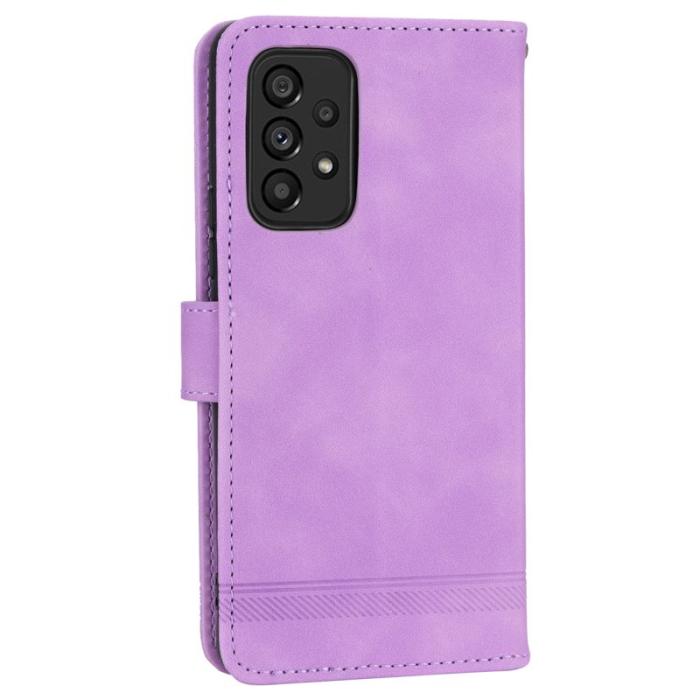 DIERFENG - DIERFENG DF-03 Plånboksfodral för Samsung Galaxy A53 5G - Konstläder - Lila