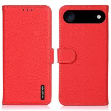 KHAZNEH - KHAZNEH iPhone Air Pl&aring;nboksfodral &Auml;kta l&auml;der - R&ouml;d