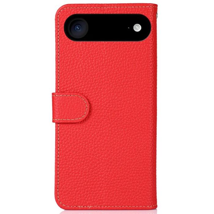 KHAZNEH - KHAZNEH iPhone Air Plånboksfodral Äkta läder - Röd