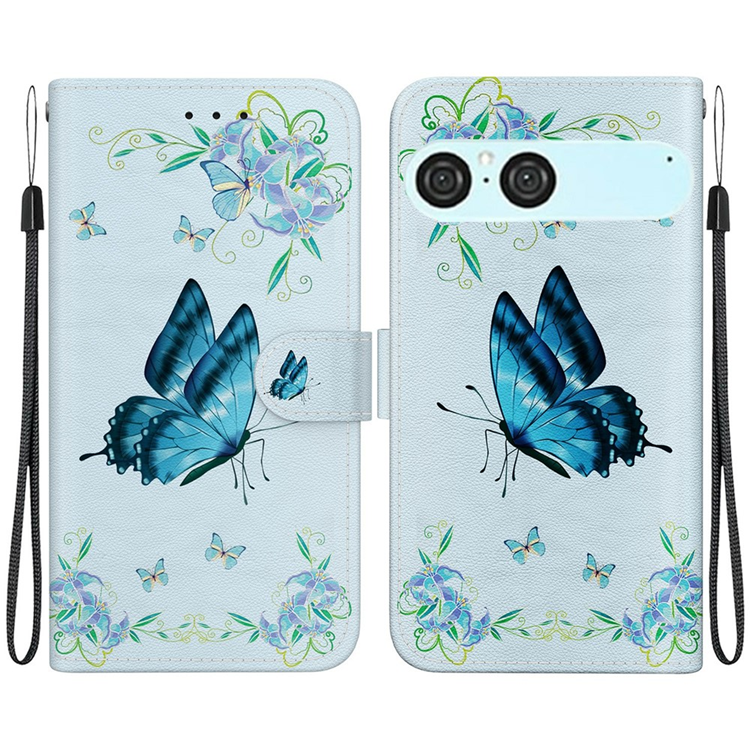 Sony Xperia 10 VII Plånboksfodral Pattern Printing - Butterfly | 2353 | AlltMobil