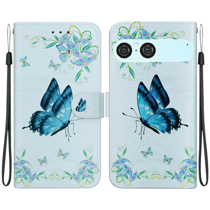 A-One Brand - Sony Xperia 10 VII Plånboksfodral Pattern Printing - Butterfly