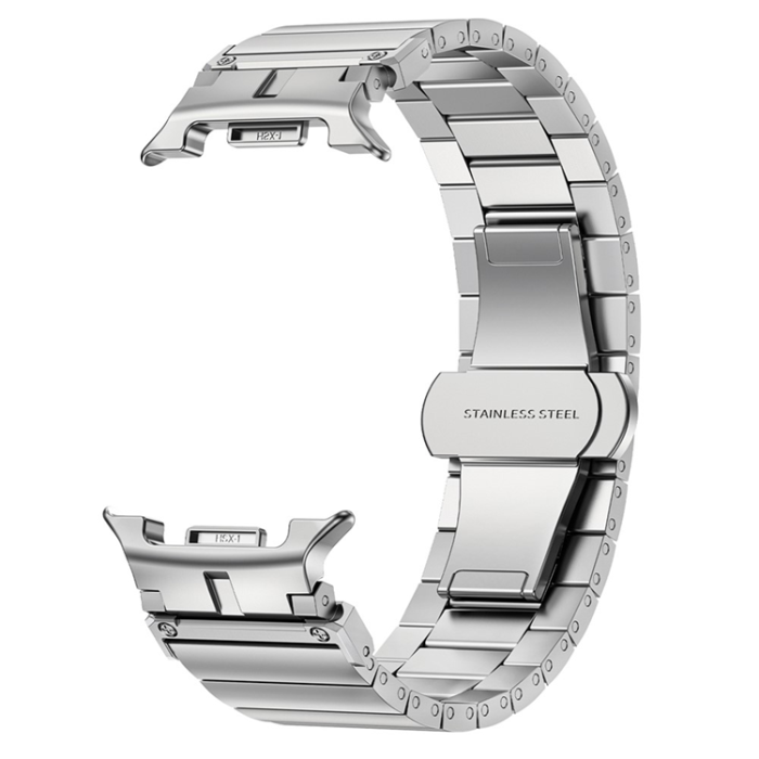 A-One Brand - Galaxy Watch 8/8 Classic (40/44/46mm) Armband Stainless Steel - Silver