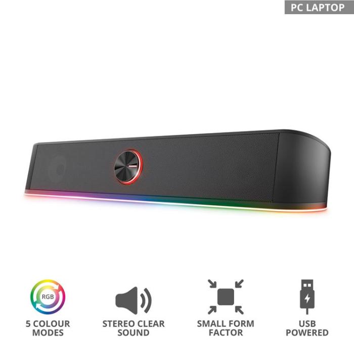 Trust - TRUST GXT 619 Thorne RGB Soundbar