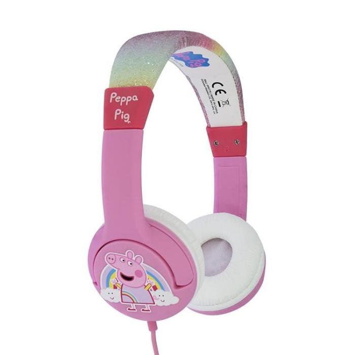 Peppa Pig - PEPPA PIG Hörlurar Junior On-Ear 85dB Prinsessan Peppa - Rosa