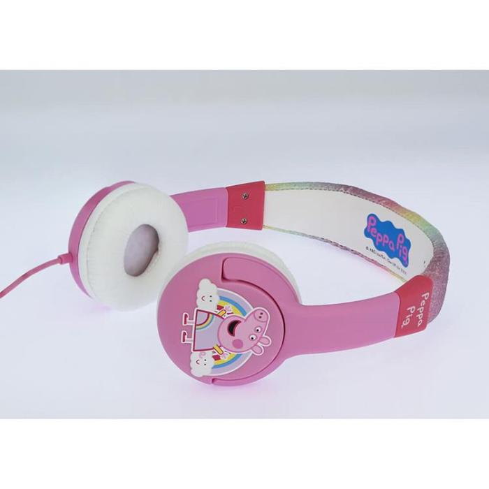 Peppa Pig - PEPPA PIG Hörlurar Junior On-Ear 85dB Prinsessan Peppa - Rosa
